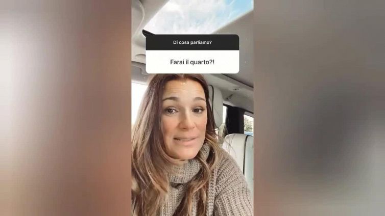 Alena Seredova dopo il parto risponde alle domande sul quarto figlio