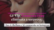 Francesca Pepe eliminata dal GF Vip: la reazione inaspettata di Laura Pausini