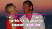 Ilary Blasi e Totti tornano a sorridere su Instagram: merito del gatto Donna Paola