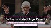 L'ultimo saluto a Gigi Proietti: il ricordo di Enrico Brignano, l'ultima chiamata a Pino Quartullo e la commovente lettera di Edoardo Leo