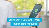 Whatsapp: come attivare i messaggi effimeri