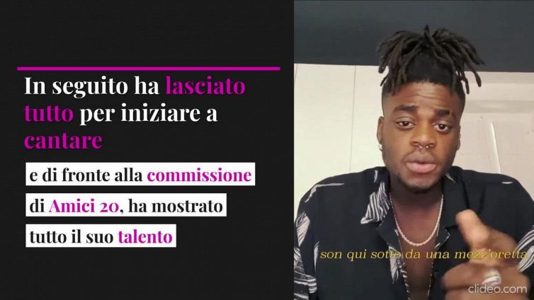 Esa Abrate: chi è il cantante prodigio di Amici 2020