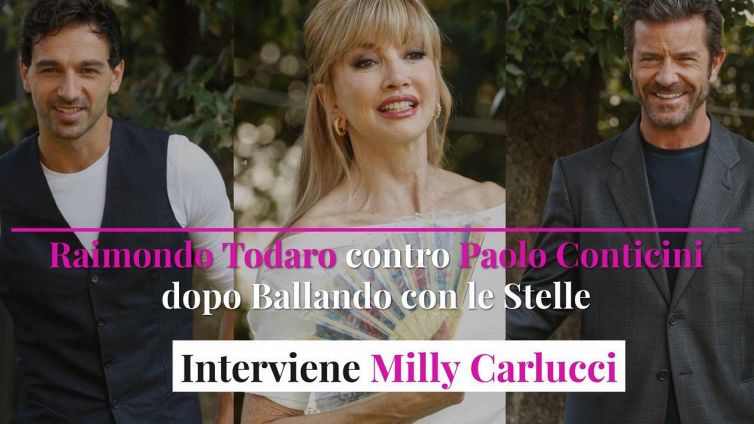 Raimondo Todaro contro Paolo Conticini dopo Ballando con le Stelle. Interviene Milly Carlucci