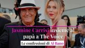 Jasmine Carrisi insieme al papà a The Voice, le confessioni di Al Bano