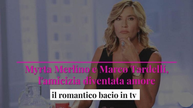 Myrta Merlino e Marco Tardelli, l'amicizia diventata amore: il romantico bacio in tv