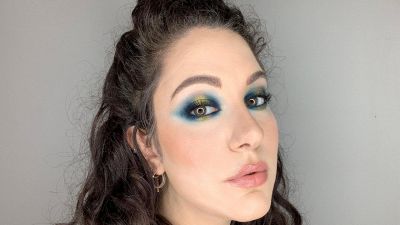 Halo Smokey Eyes blu notte e verde oliva
