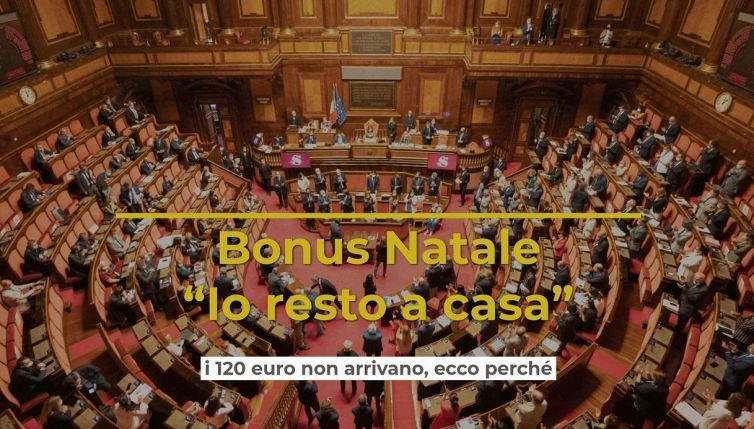 Bonus Natale "Io resto a casa": i 120 euro non arrivano, ecco perché