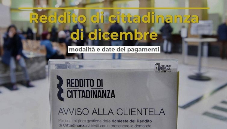 Reddito di cittadinanza di dicembre, modalità e date dei pagamenti