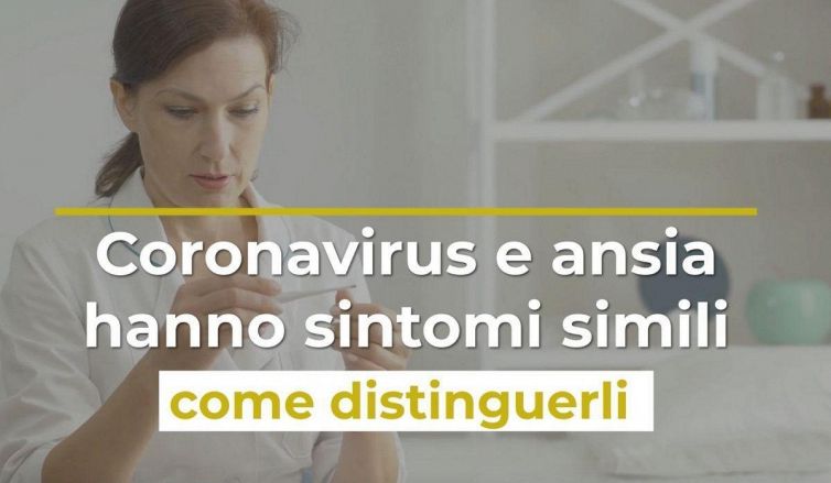 Coronavirus e ansia hanno sintomi simili: come distinguerli