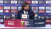 Genoa-Juve, Pirlo: "Finalmente la giusta voglia, la giusta mentalità"