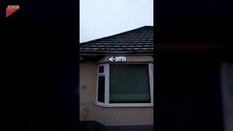 Non decora la casa per Natale ma ha un'idea geniale per farlo