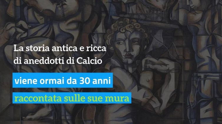 Viaggio a Calcio, il paese dipinto dove i muri raccontano storie