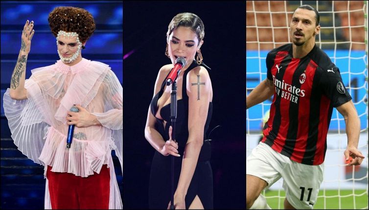 Achille Lauro, Elodie e Ibrahimovic: il post su Sanremo 2021