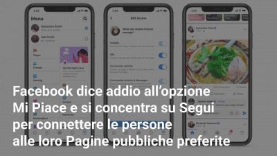 Come cambiano le pagine Facebook