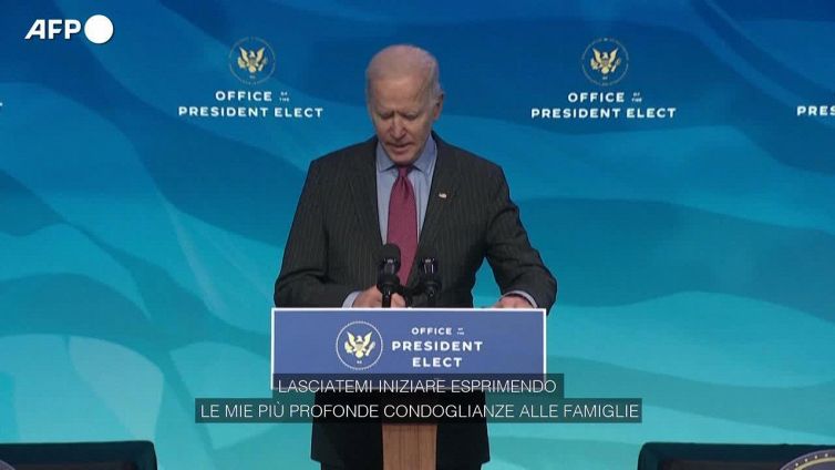 Usa, Biden commenta l'attacco a Capitol Hill