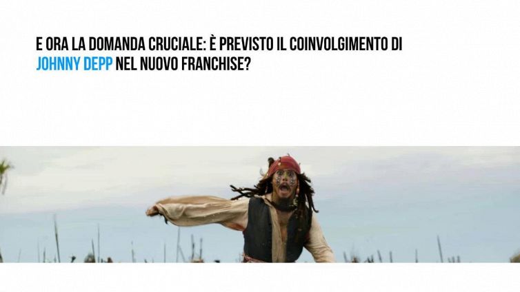 Una serie sui 'Pirati dei Caraibi' senza Johnny Depp?