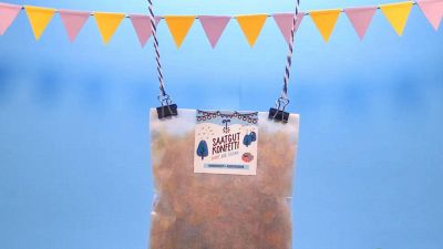 Carnevale fiorito coi semi al posto dei coriandoli