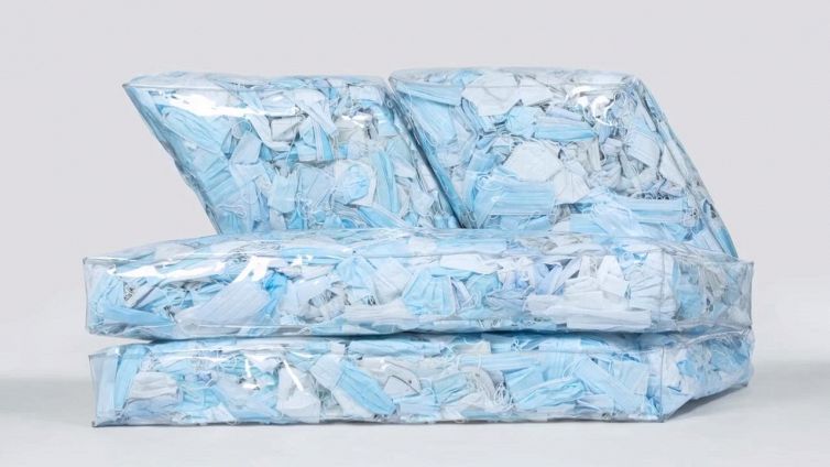 Un'idea geniale per riciclare le mascherine anti-Covid