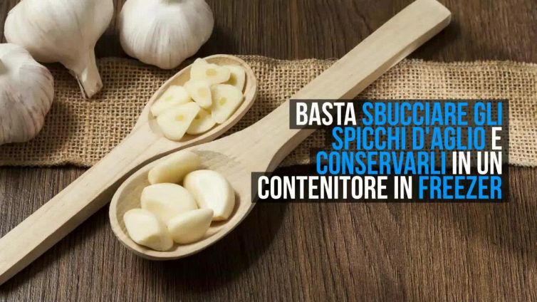 Ecco perché dovresti congelare l'aglio