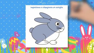 Impariamo a disegnare un coniglio pasquale