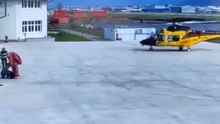 L'elicottero da 10 milioni si distrugge in pochi secondi