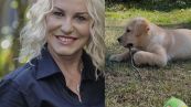 Antonella Clerici, in casa arriva Simba, un cucciolo di Labrador
