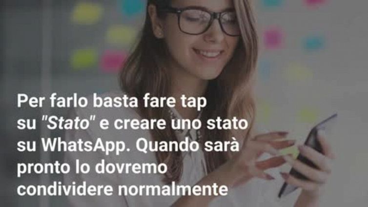 Come creare uno stato WhatsApp e condividerlo su Facebook