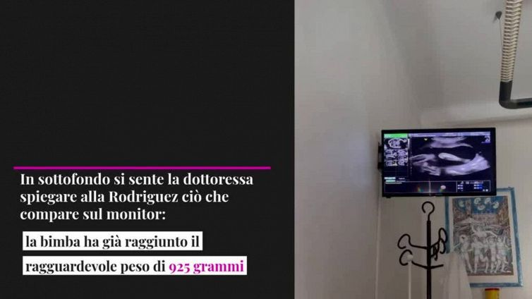 Belen e l’emozione di Antonino per l’ecografia di Luna Marì