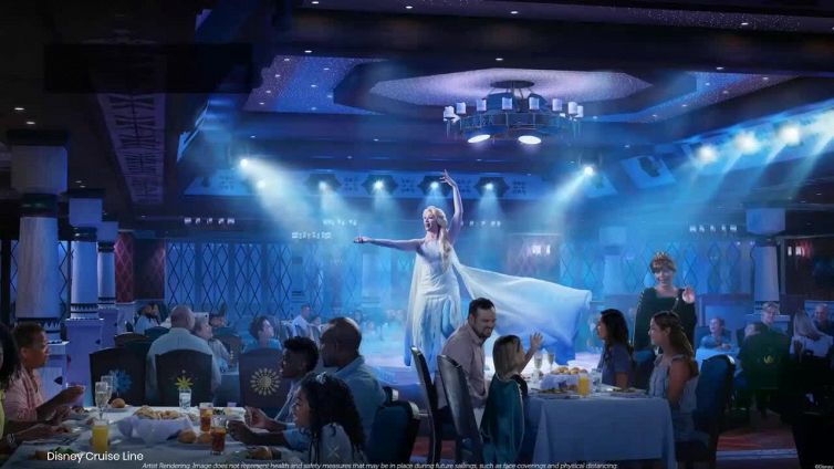 Sulla nuova nave Disney Wish c’è anche la biblioteca di Belle