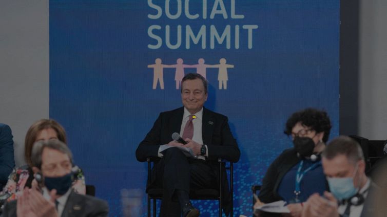 Draghi al Social Summit di Porto: cosa ha detto sul mondo del lavoro