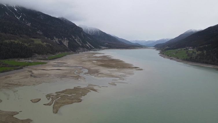 Riaffiora il paese sommerso in Trentino