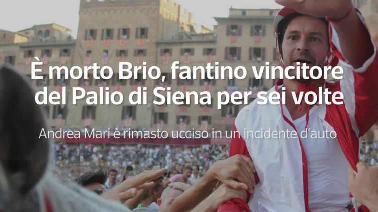E' morto Brio, fantino vincitore del Palio di Siena per sei volte