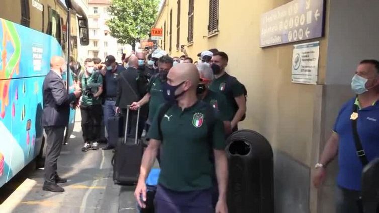 Europei, la nazionale di Mancini parte da Firenze in treno alla volta di Roma