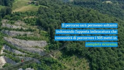Il ponte tibetano più lungo al mondo: partono i lavori a Dossena