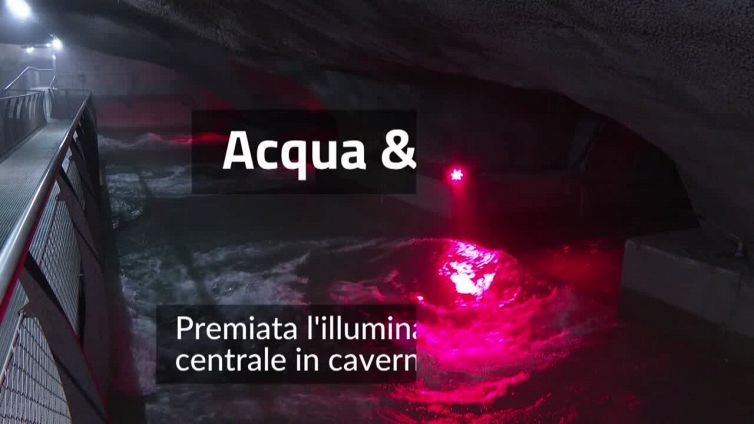 Acqua & Arte, giochi di luci nella centrale idroelettrica di S. Antonio a Bolzano