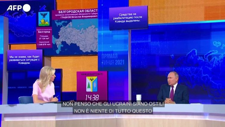 Putin: "Il controllo dell'Ucraina e' nelle mani delle potenze occidentali"