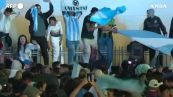 L'Argentina vince la Copa America: la festa dei tifosi a Buenos Aires