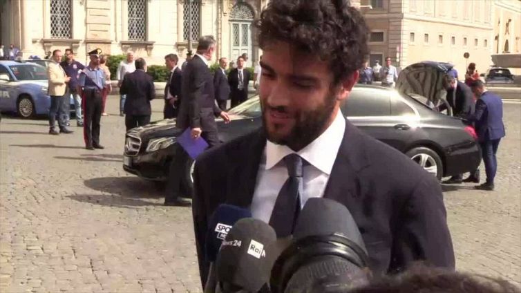 Berrettini al Quirinale: "Una domenica importante, e' mancata solo la mia vittoria"