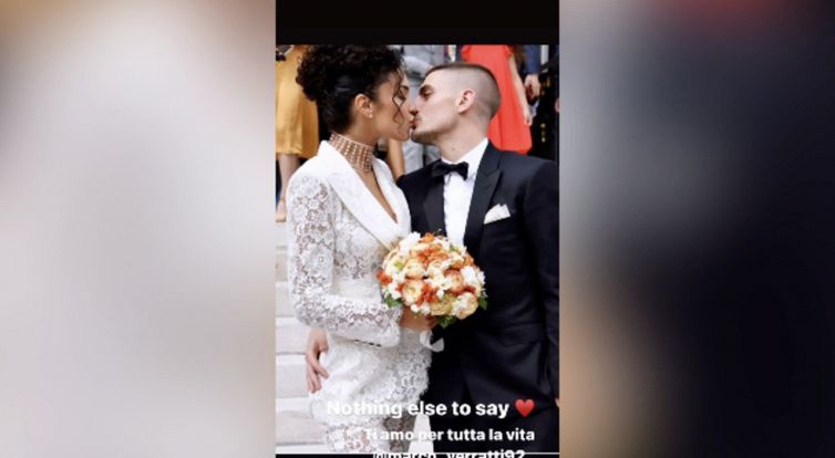 Marco Verratti e Jessica Aidi, finalmente sposi: la cerimonia