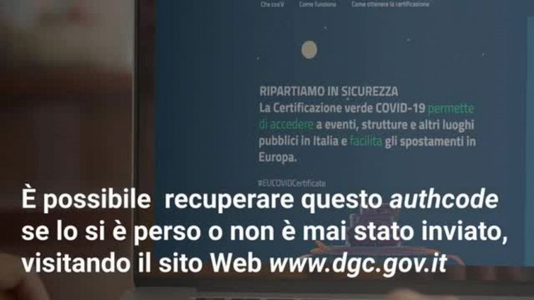Green Pass: come recuperare l'authcode