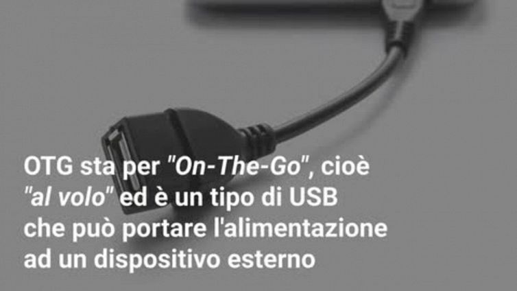 Che cos'è la porta USB OTG e a cosa serve