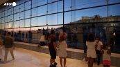 Grecia, l'Acropoli di Atene alla luce della luna piena