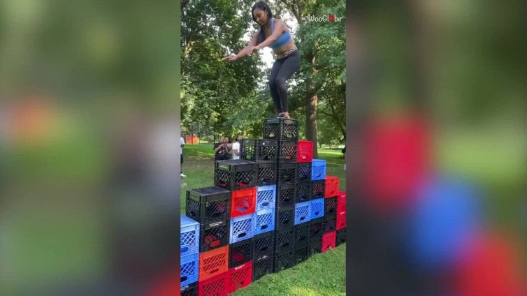 Affronta la Milk Crate Challenge: il risultato è disastroso