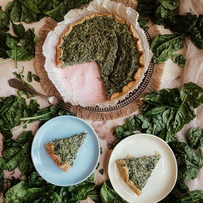 Torta Salata con Spinaci e Ricotta