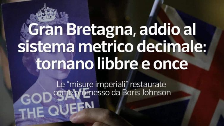 Gran Bretagna, addio al sistema metrico decimale: tornano libbre e once