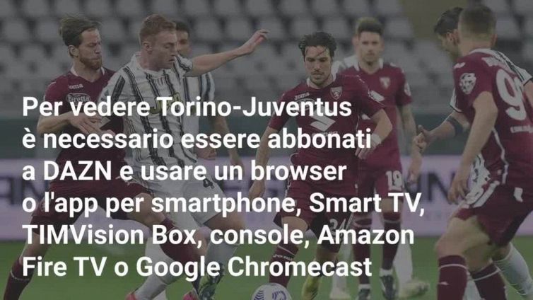 Torino - Juventus: dove vederla