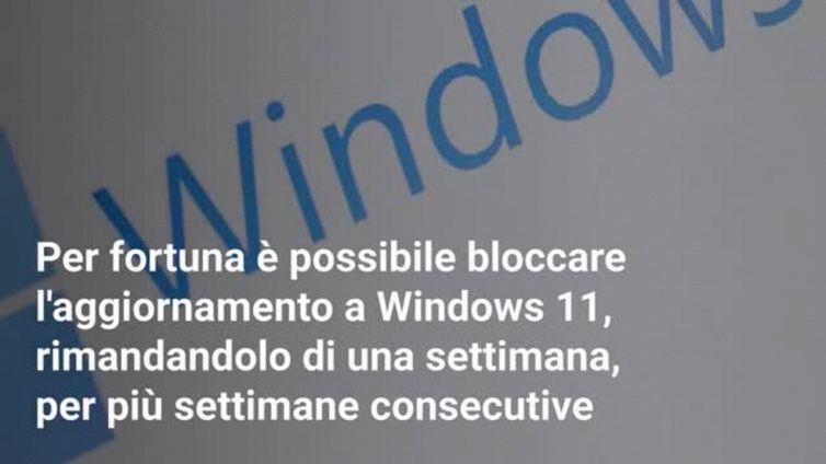 Windows 11: come bloccare l'aggiornamento