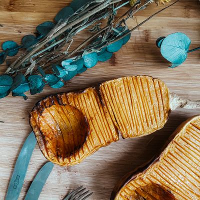 Zucca Violina alla Hasselback