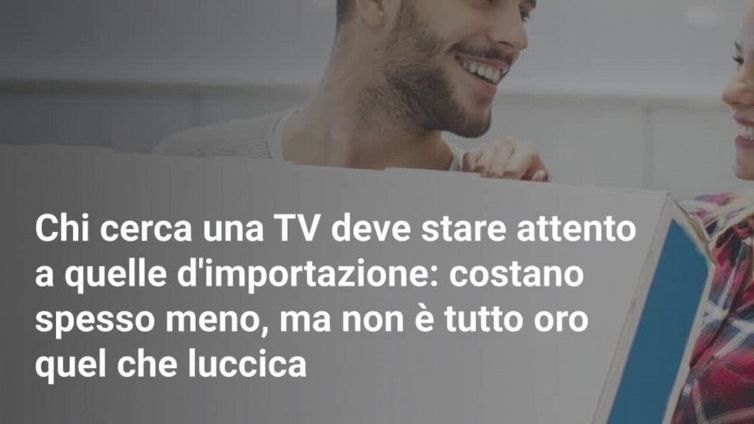 Digitale terrestre: attenti alle TV di importazione