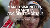 Marco Simoncelli, 10 anni fa l'incidente mortale
